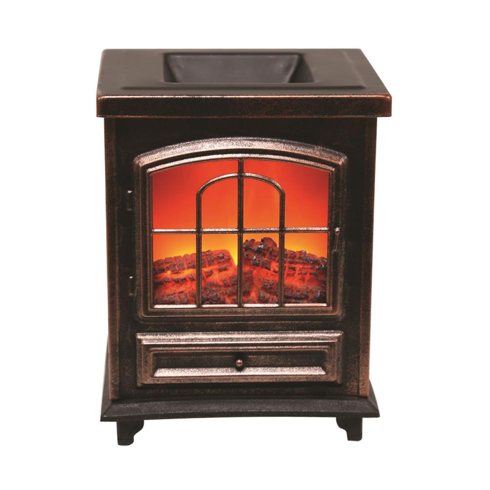 Aroma Copper Log Burner Electric Wax Melt Warmer £25.19